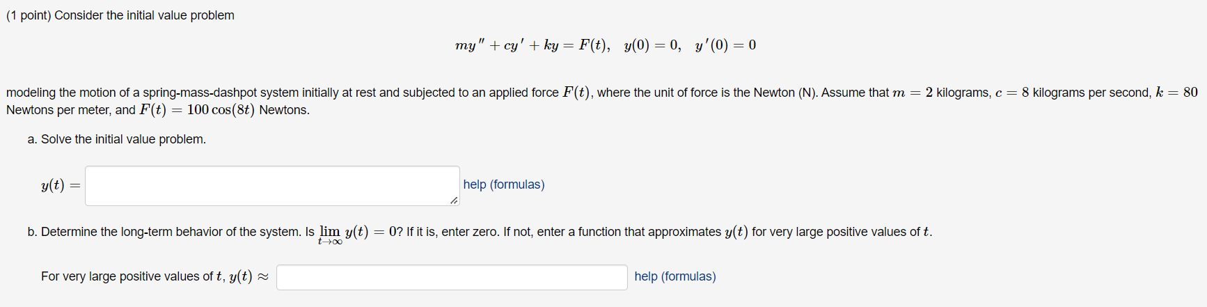 Solved DO NOT COPY FROM CHEGG, ITS WRONG. THE ANSWER FOR THE | Chegg.com