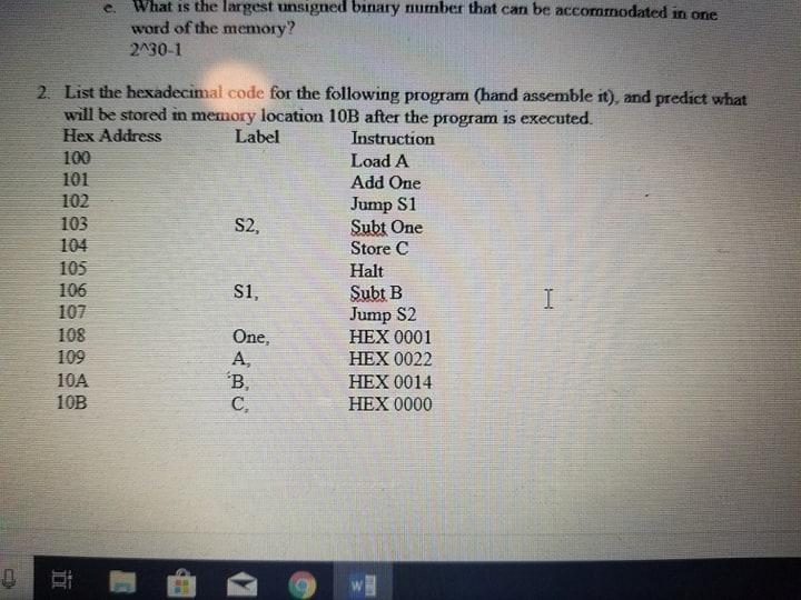 Solved e. What is the largest unsigned binary number that Chegg