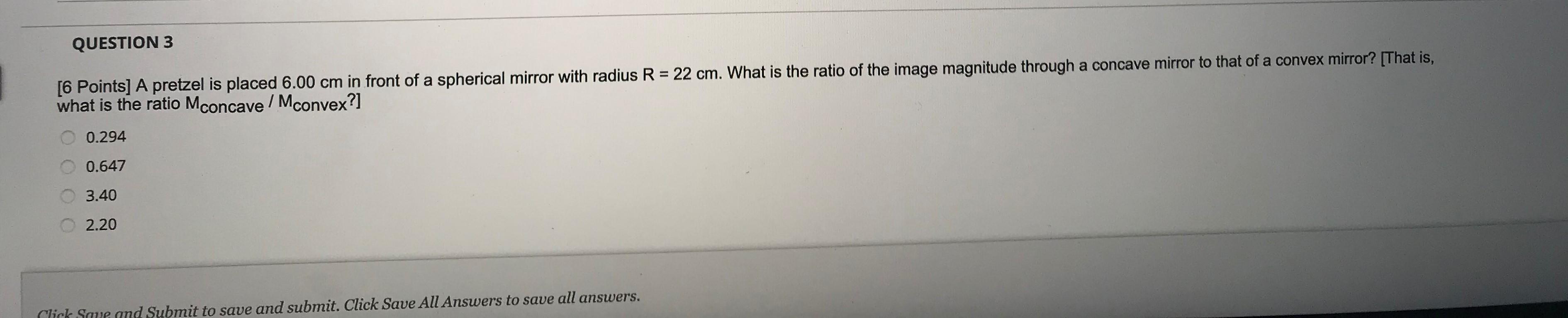 Solved QUESTION 3 [6 Points] A pretzel is placed 6.00 cm in