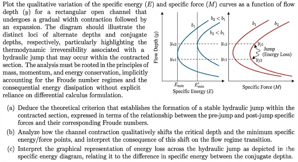 Solved Plot the qualitative variation of the specific energy | Chegg.com