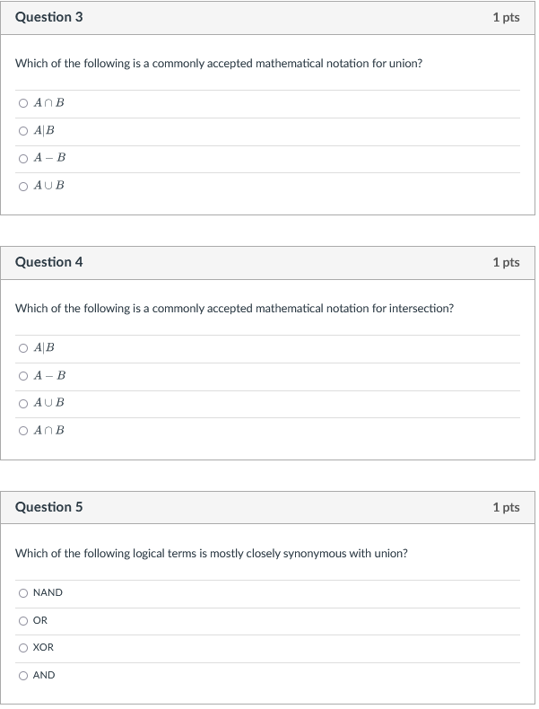 Solved Consider the following two sets | Chegg.com