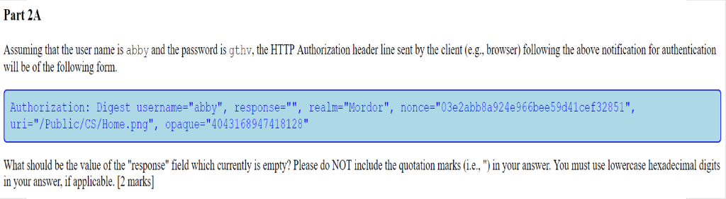 Part 1 In this part, you will be working with HTTP's | Chegg.com