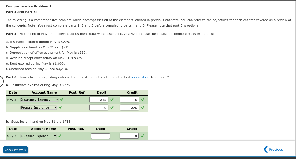 Part 4 and Part 6: The following is a comprehensive | Chegg.com