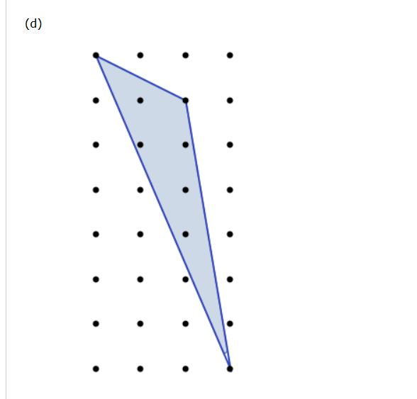 Solved Determine the area enclosed by each polygon. Use the | Chegg.com