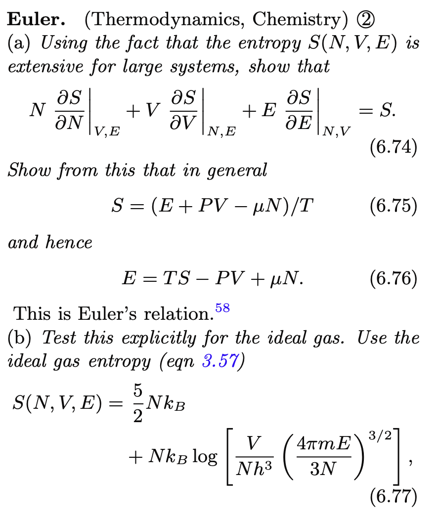 Solved For Question B Derive Formulas For T P And Mu In Chegg Com