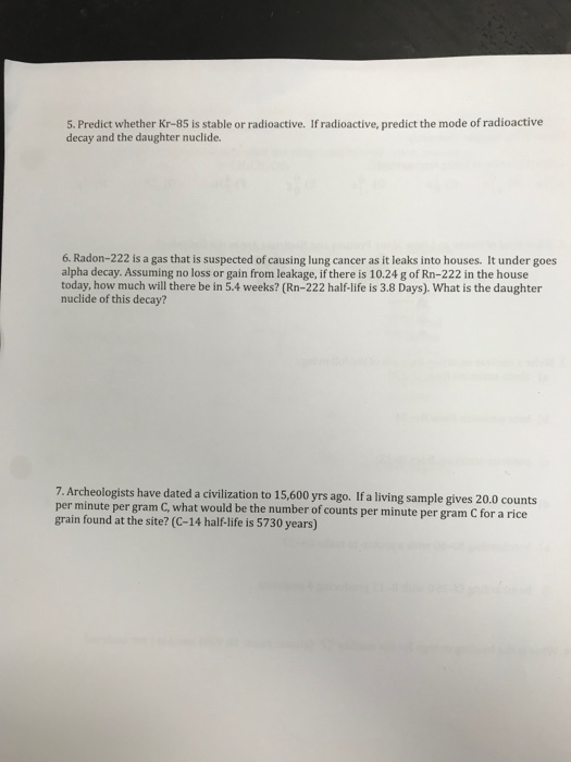 Solved Chapter 21: Nuclear Chemistry 1. What Particle Is | Chegg.com