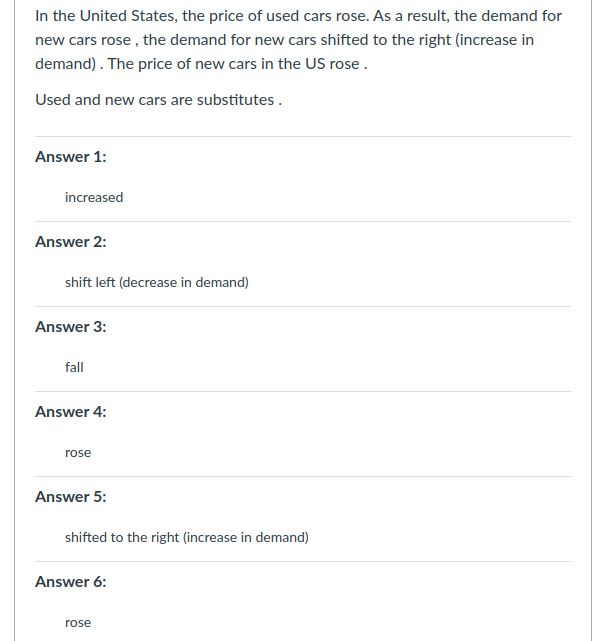 Solved When there is a change in the price of a related | Chegg.com