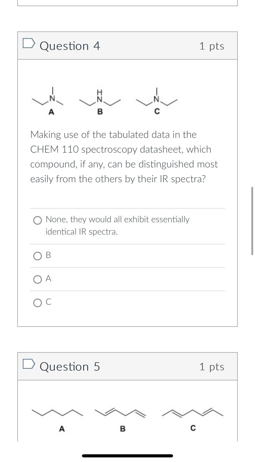 Solved D Question 4 1 Pts H B Making Use Of The Tabulated