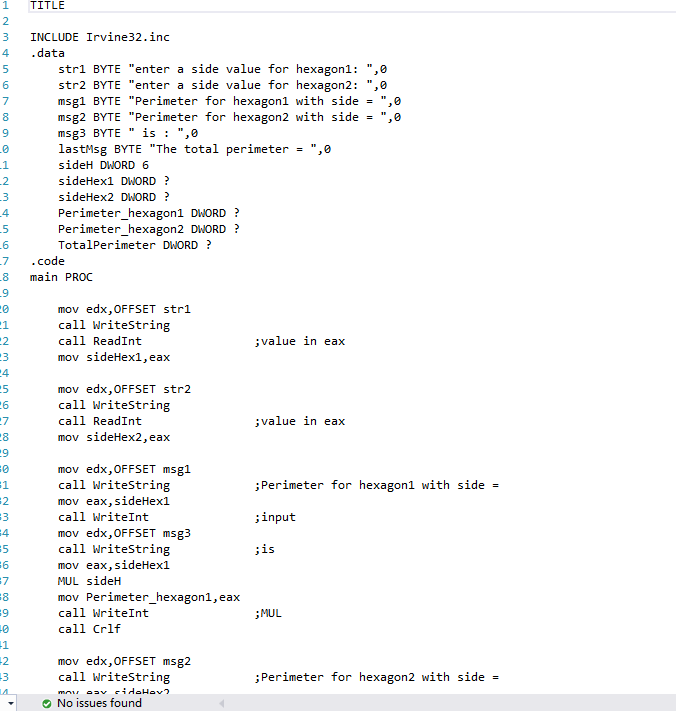 Write a program in assembly language to multiple | Chegg.com