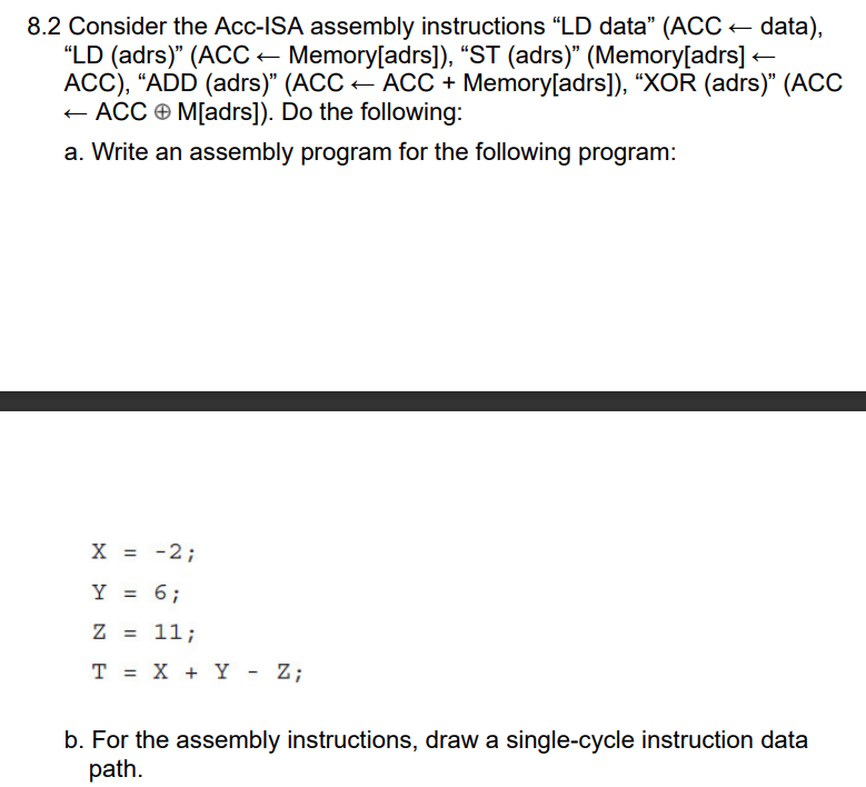 Solved Please Do Part B Only And Draw It Out. B.)For The | Chegg.com