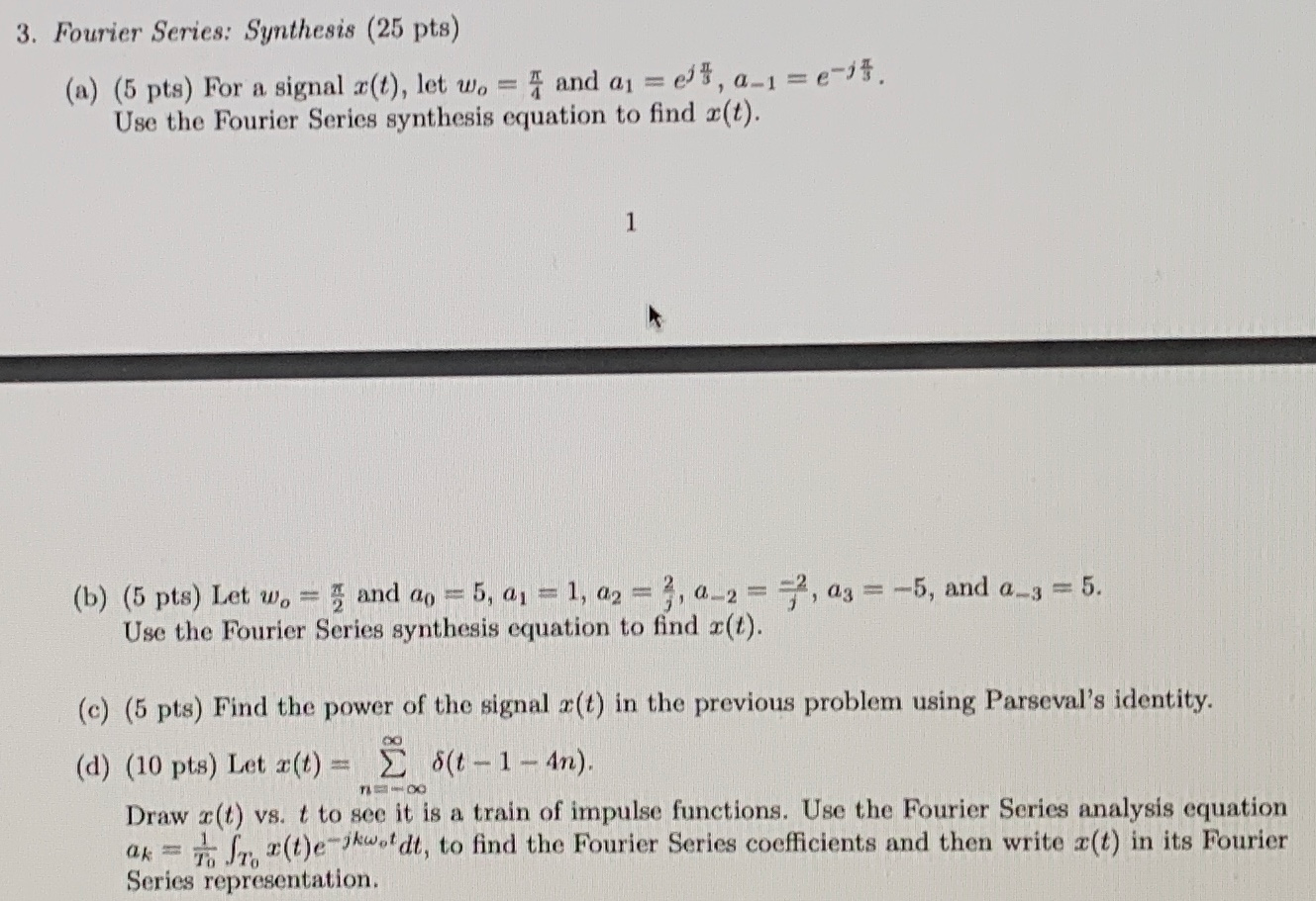 solved-3-fourier-series-synthesis-a-for-a-signal-x-t-chegg