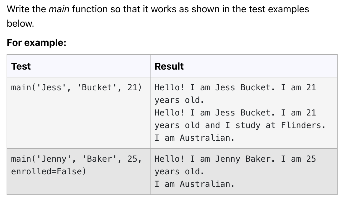 Solved Write the main function so that it works as shown in | Chegg.com