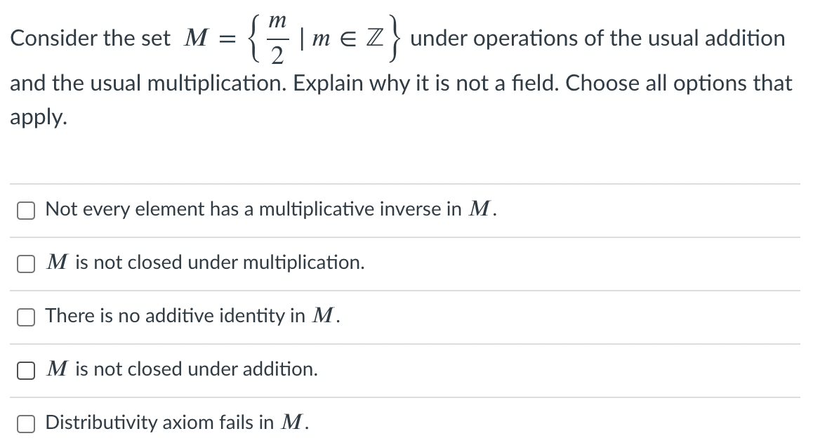 Solved Given two sets A and B. Which of the rules below