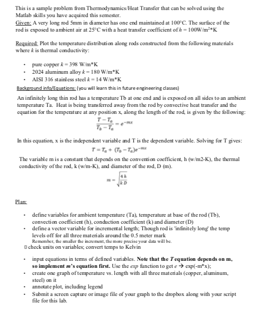 This Is A Sample Problem From Thermodynamics/Heat | Chegg.com