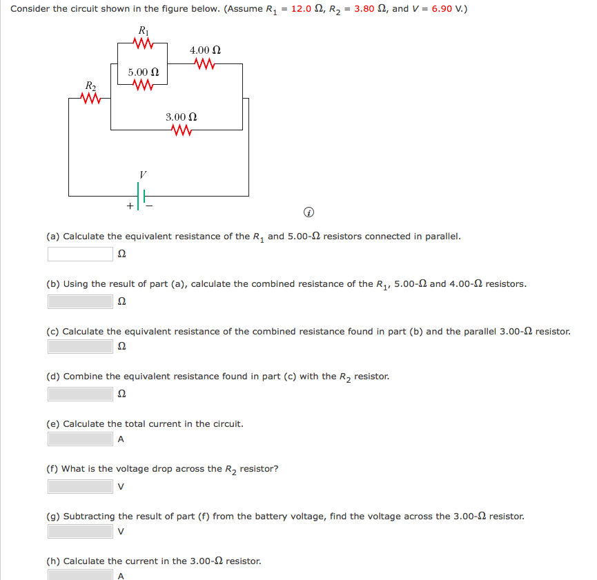 Solved Consider the circuit shown in the figure below. | Chegg.com