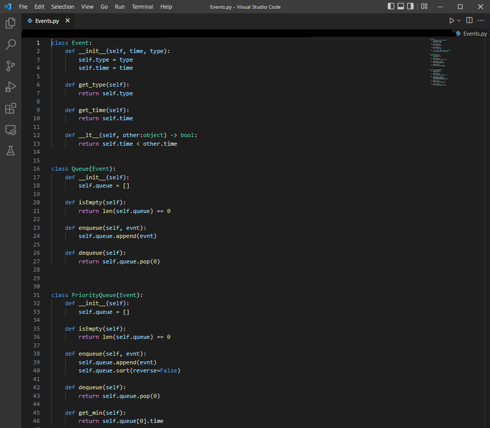 Solved Edit the the Simulator.py file: Using the single | Chegg.com