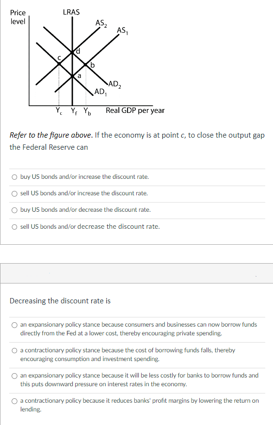 Solved Refer to the figure above. If the economy is at point | Chegg.com