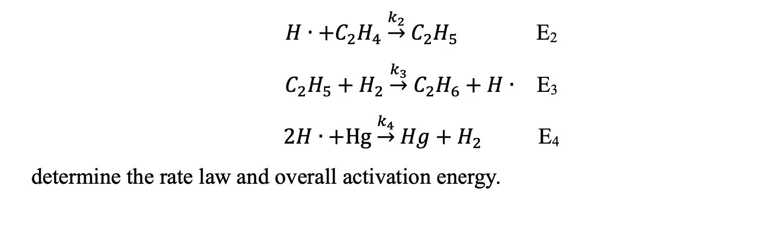 Solved 6. Ehylene reacts with hydrogen in the presence of Chegg