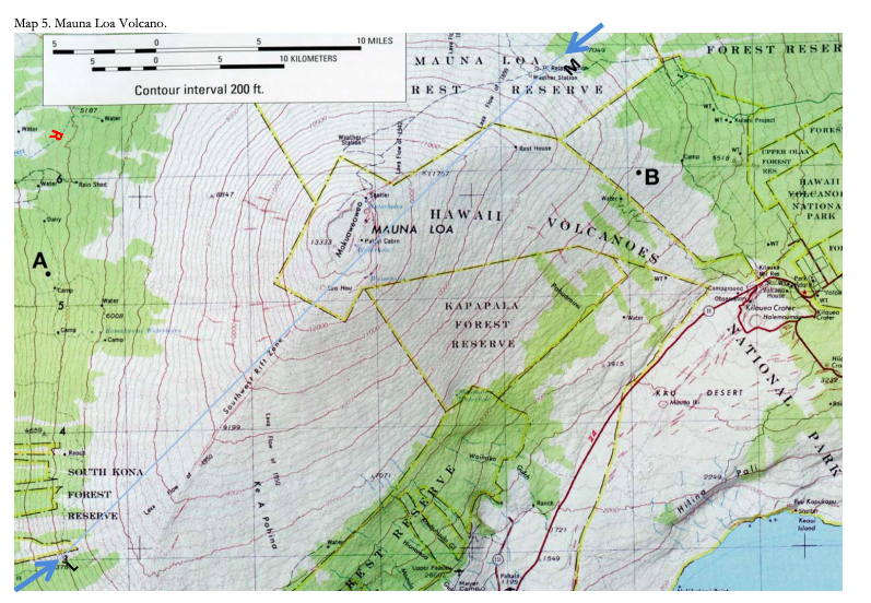 Solved 10. Which of the three volcanoes has the steepest