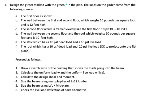 The plan below represents the ground floor of a | Chegg.com