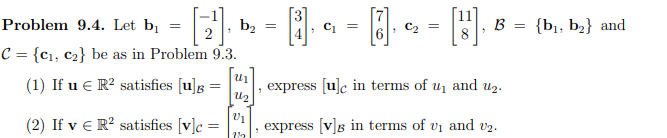Solved Problem 9.4. Let | Chegg.com