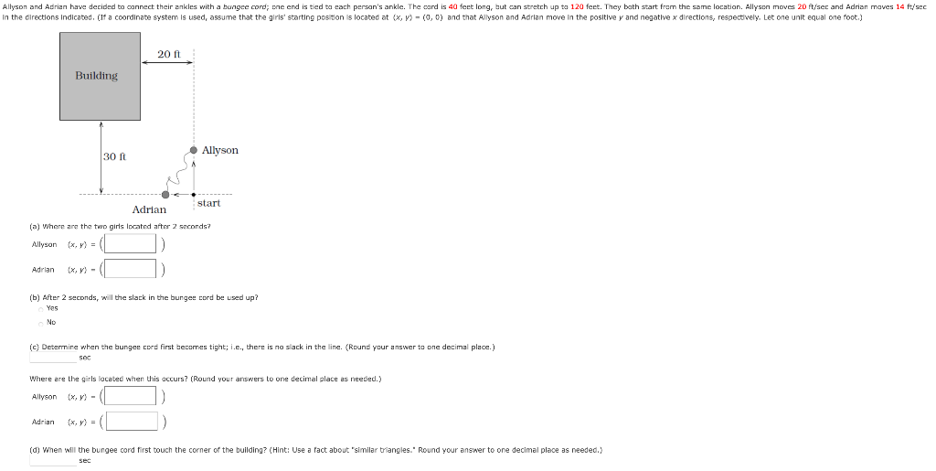 Solved Allyson and Adrian have decided to connect their