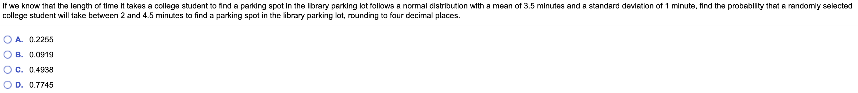 Solved If we know that the length of time it takes a college | Chegg.com