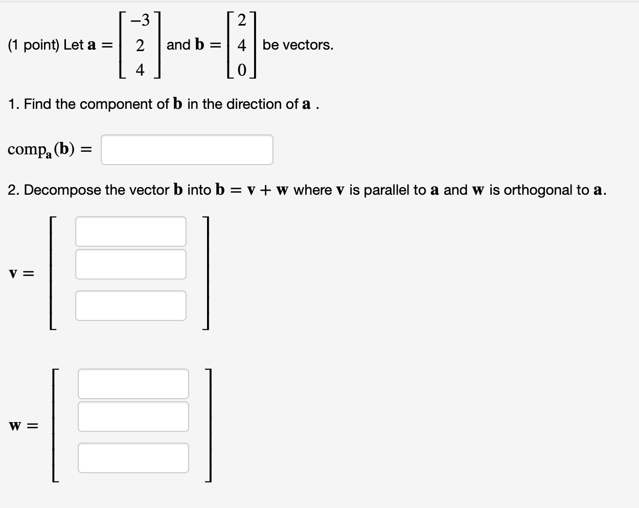 Solved 37 1 Point Let A 2 And B 4 Be Vectors L 4 Chegg Com Solved 37 1 Point Let A 2 And B 4 Be Vectors L 4 Chegg Com