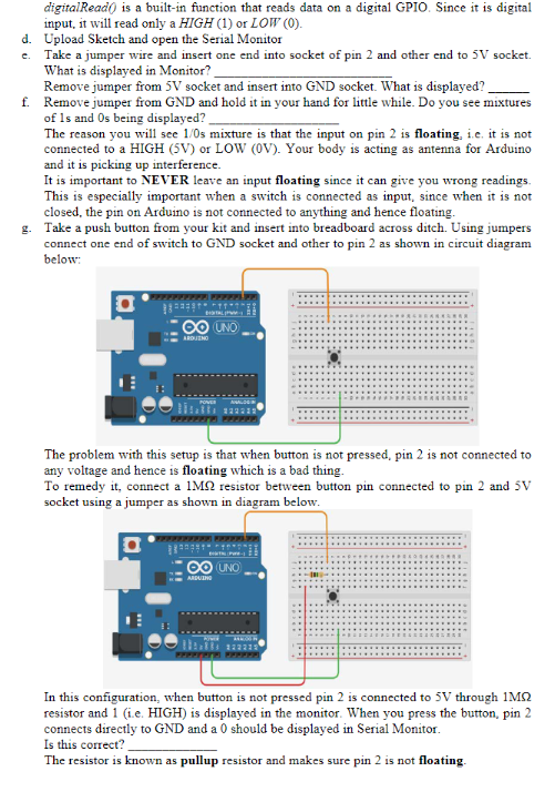 Solved Digital Output a. Set multimeter setting to DC