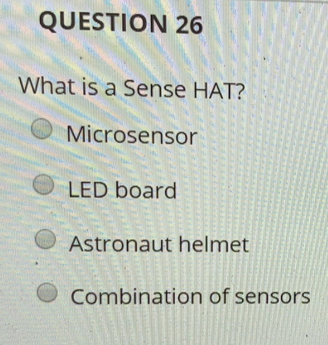 Solved QUESTION 27 What is not a component of a Raspberry Pi | Chegg.com