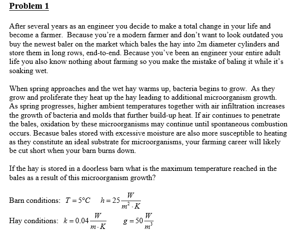 Solved Problem 1 After several years as an engineer you | Chegg.com