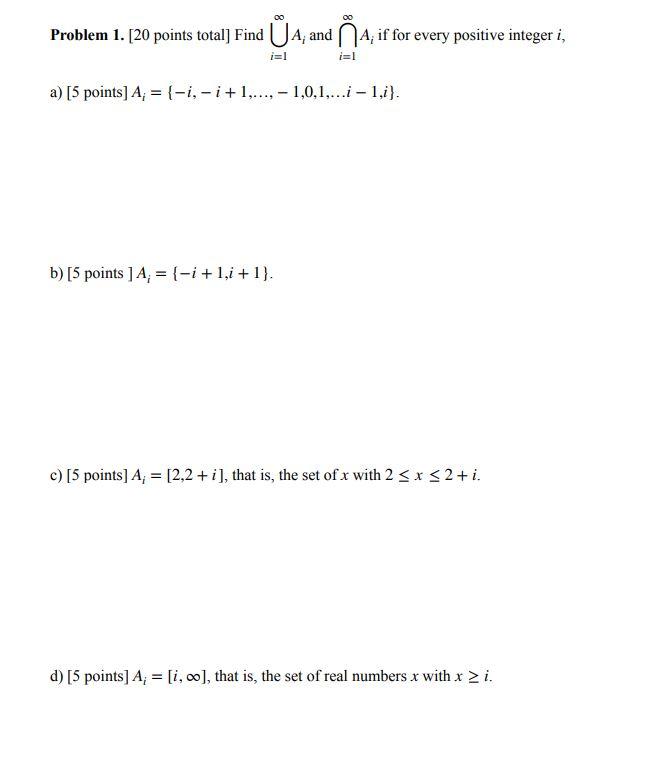 Solved Problem 1. [20 points total) Find ÜA; and A, if for | Chegg.com