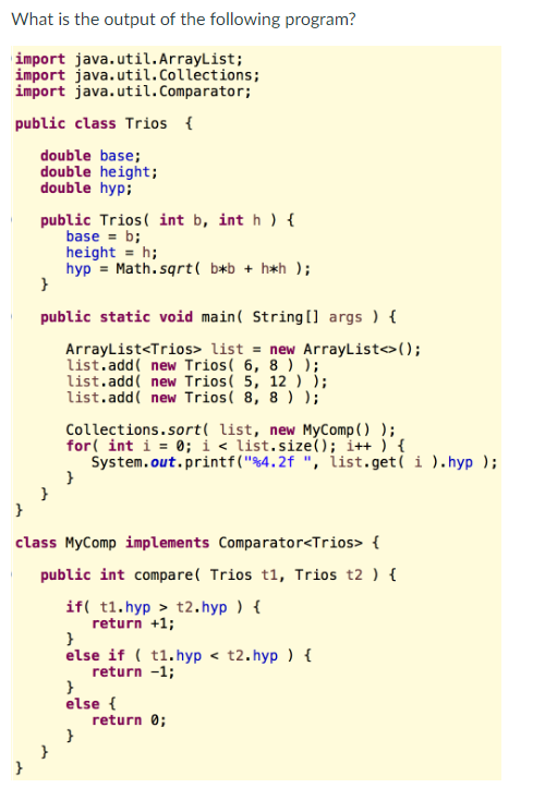 Solved Which of the following statements about Java | Chegg.com
