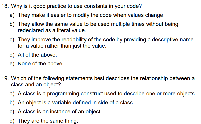 Solved 22. When The Following Code Is Executed, What, If | Chegg.com