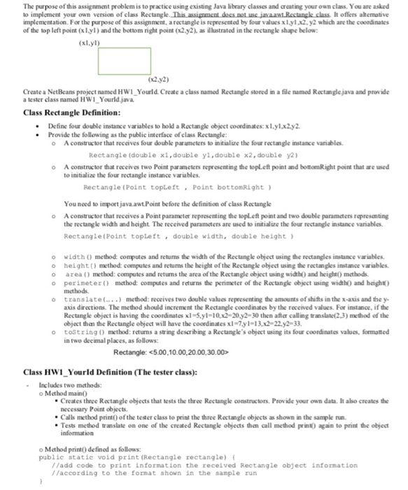 java assignment problem