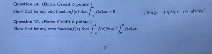 Solved Question 14. (Extra Credit 5 points ) show that for | Chegg.com