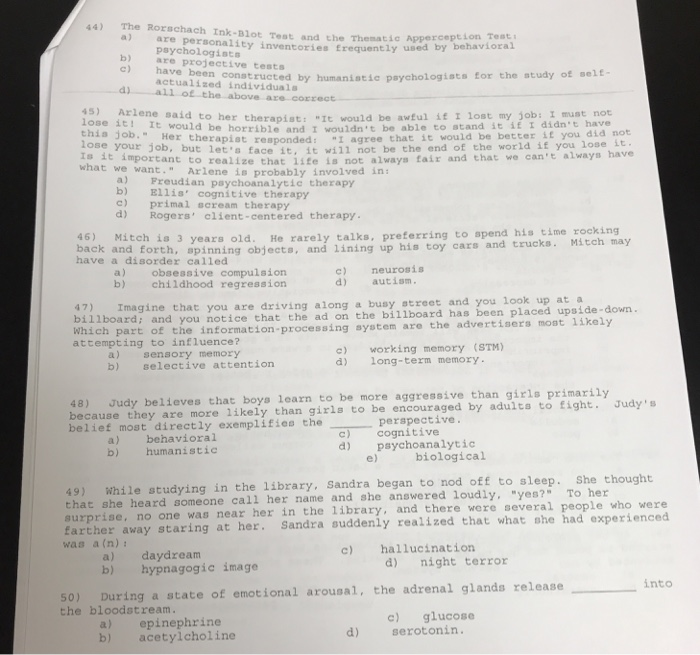 Psychology Archive December 20, 2018