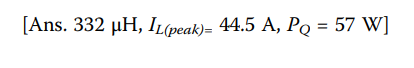Solved 14.3 A 6.6 kW PFC boost is designed for a nominal | Chegg.com