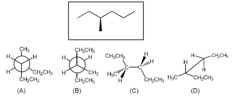 Solved Determine the MOST STABLE conformation for the | Chegg.com