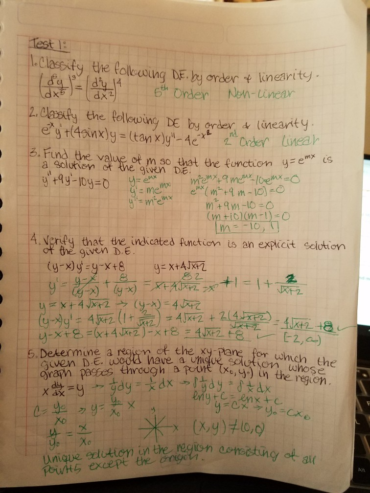 Solved Can Someone Please Review My Answers For Test 2 Chegg Com