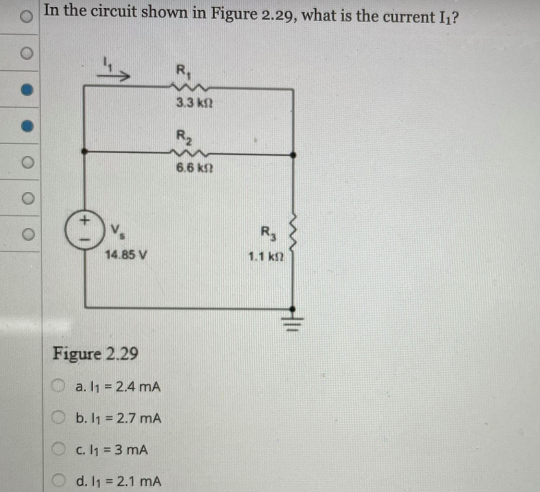 Solved In the circuit shown in Figure 2.35, what is the | Chegg.com