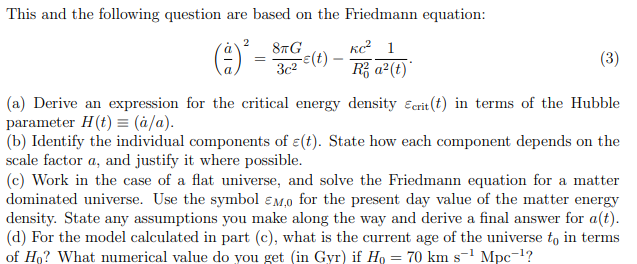 Solved (3) * = FE(t) This and the following question are | Chegg.com