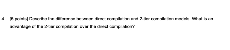 Solved 4. [5 points] Describe the difference between direct | Chegg.com