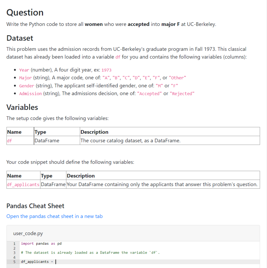 Solved Write the Python code to store all women who were | Chegg.com