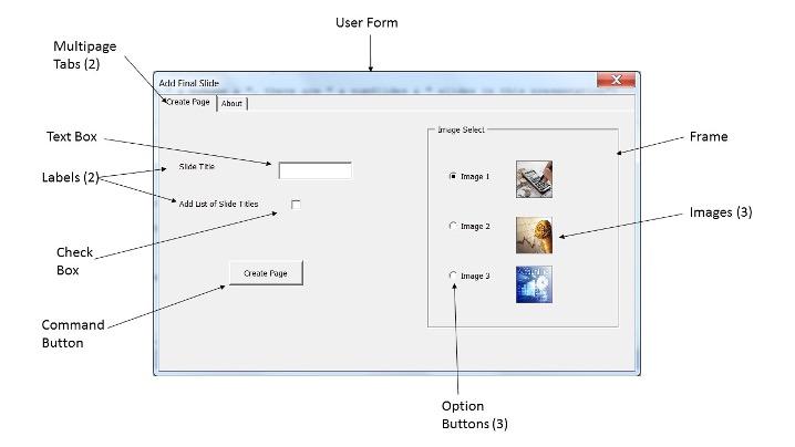 how to create a form in excel using visual basic