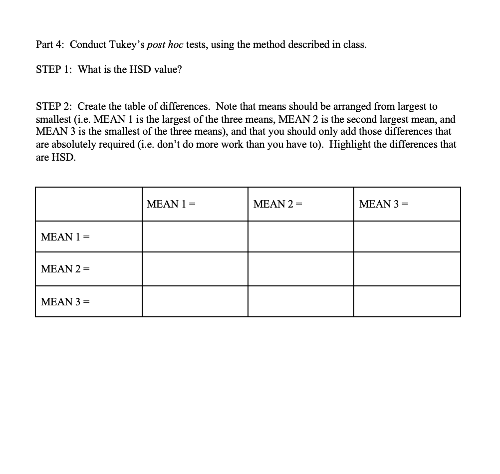 Solved PSYCHOLOGY STATISTICS SO PLEASE USE THE FORMULAE | Chegg.com