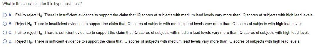 Solved Medium The accompanying data set lists full IQ scores | Chegg.com