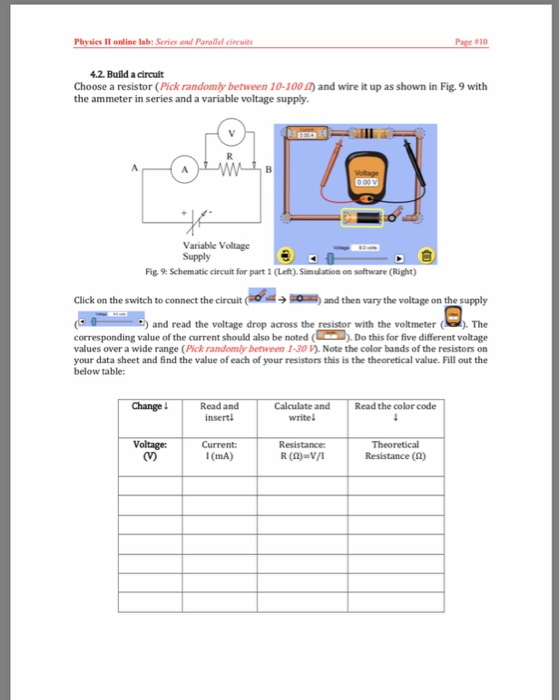 Series Parallel Circuit Voltage Drop Calculator - Wiring Diagram