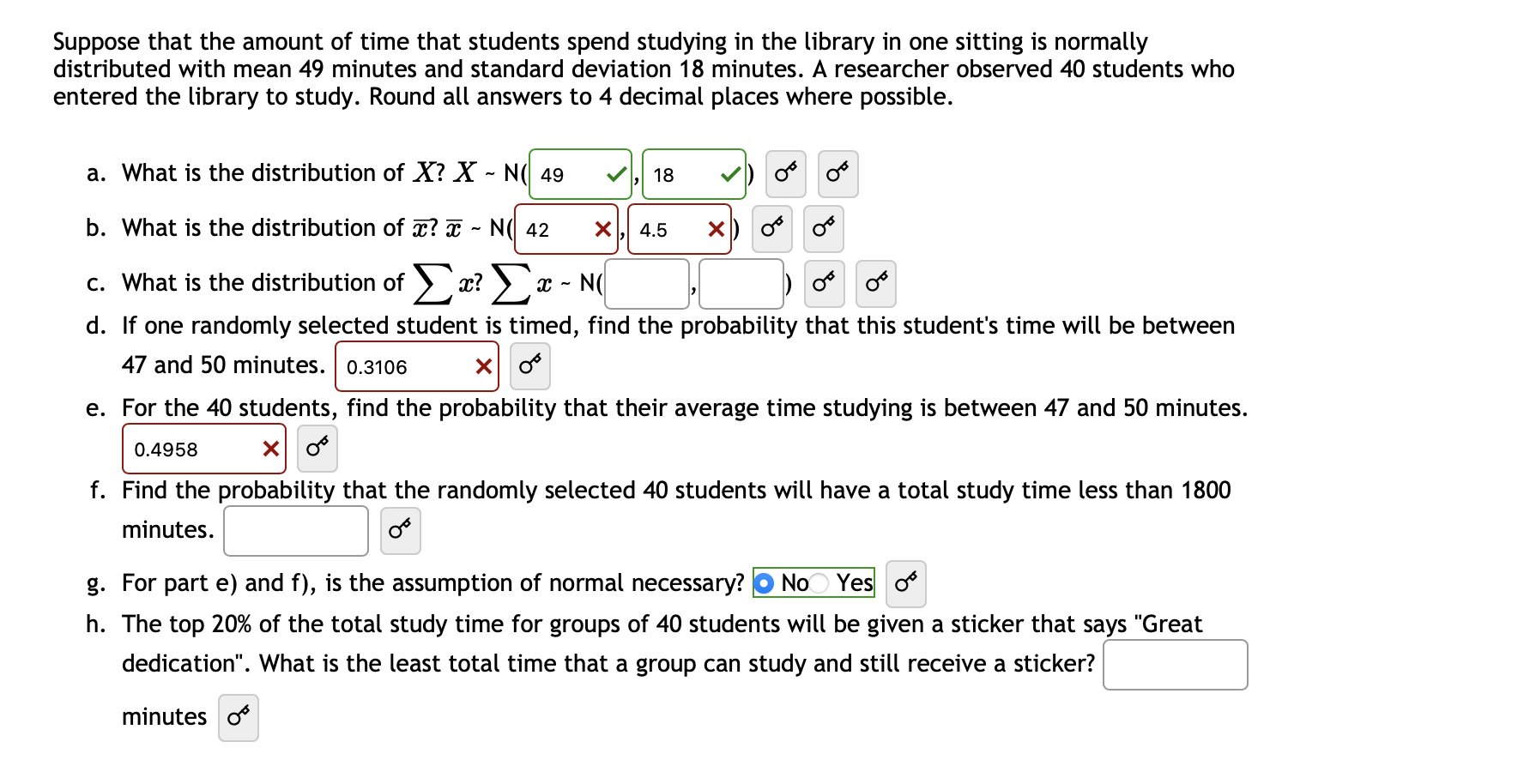 Solved Suppose that the amount of time that students spend | Chegg.com