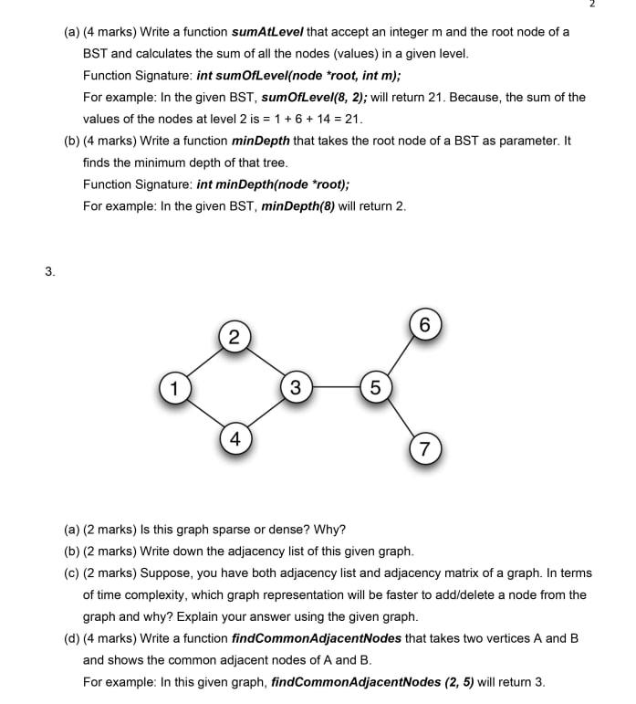 Solved 1. Suppose, you have a binary tree containing 9 | Chegg.com